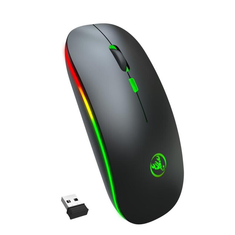 1600 DPI Ad Alta Risoluzione Monitoraggio Accurato T18 Bluetooth 5.1 Dual Mode Opzionale Clicca Silenzio Mouse Senza Fili Del Mouse Silenzioso del Mouse 2.4G: Default Title