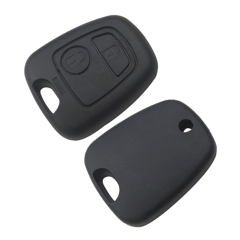 OkeyTech 2BT Remote Car Key Shell Case Fob For Peugeot 206 307 107 207 407 For Citroen C1 C2 C3 C4 XSARA Picasso Replacement Key