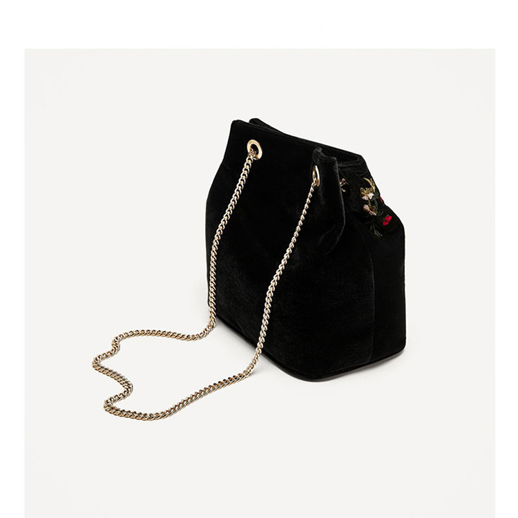 crossbody bag for women leather handbag luxury handbags women bags Embroidery flower chain shoulder bag sac a main