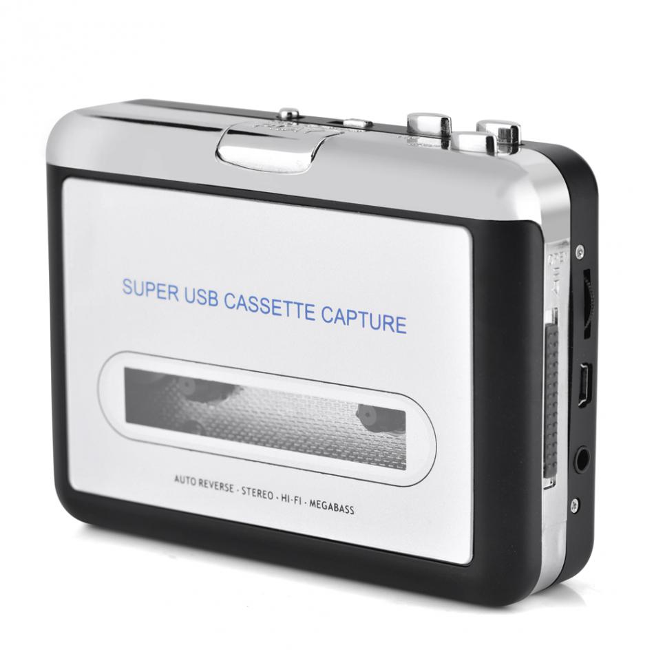 Usb Cassette Capture-Speler, Tape Naar Pc, Super Portable Usb Cassette-to-MP3 Converter Capture