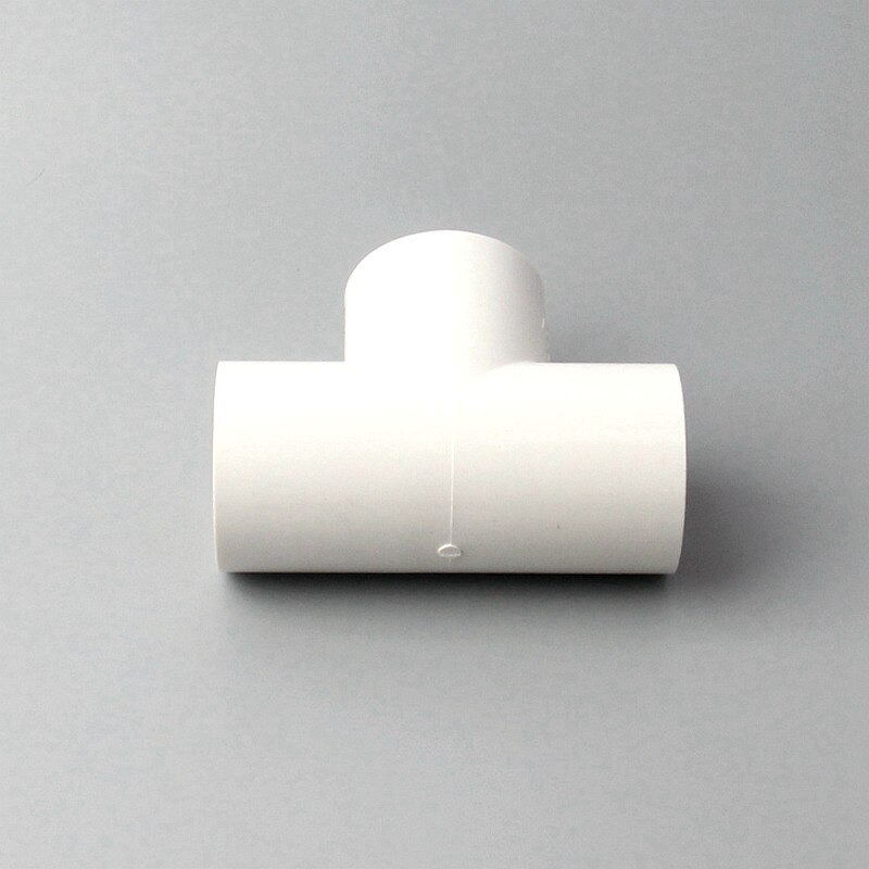 2pcs 20mm/32mm/40mm PVC White Pipe Connector Water Tube Equal Diameter Fittings Pipe Adapter Water Supply for Garden Irrigation