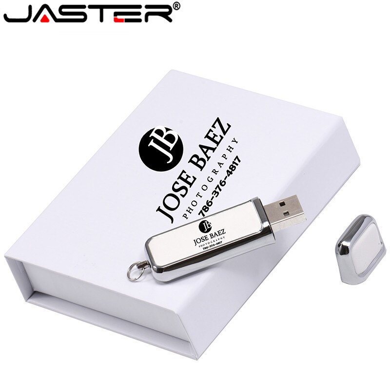 Jaster Custom Logo Kleur Print Lederen Usb 2.0 Memory Sticks Flash Drive Pen Drive 64 Gb 32 Gb 16 Gb 8 Gb 4 Gb Bedrijf