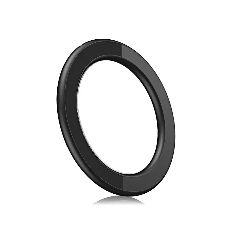 Dla MagSafe Magnetyczny uchwyt pierścieniowy Klej Silny magnes Uchwyt ścienny do telefonu komórkowego Stojak na tablet do telefonu komórkowego IPhone 15 Pro IPad: Black