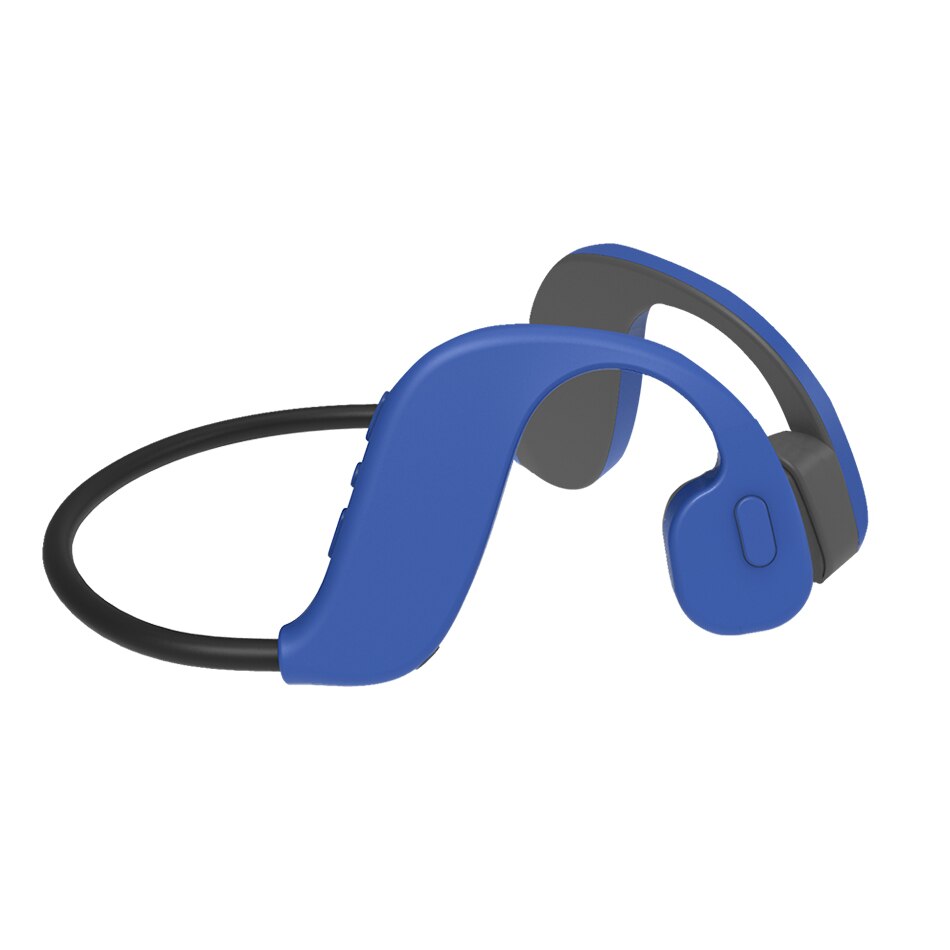Auricular de natación resistente al agua IP68, para correr, Fitness, deporte, conducción ósea, Y8, 32GB, reproductor Mp3, Bluetooth 5,0, 2 en 1, novedad: Blue