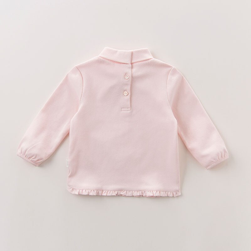 DB6118 dave bella herfst baby meisjes mode t-shirt kids peuter mooie tops kinderen tee