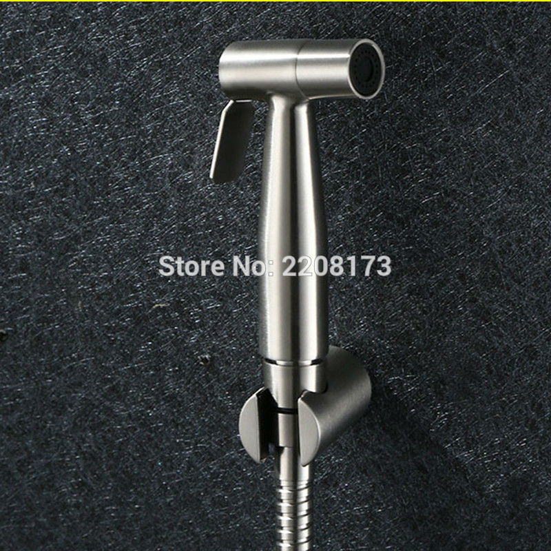 304 Stainless Steel Hand Toilet Bidet Mini Shower Bidet Spray High Pressure Small Shattaf 