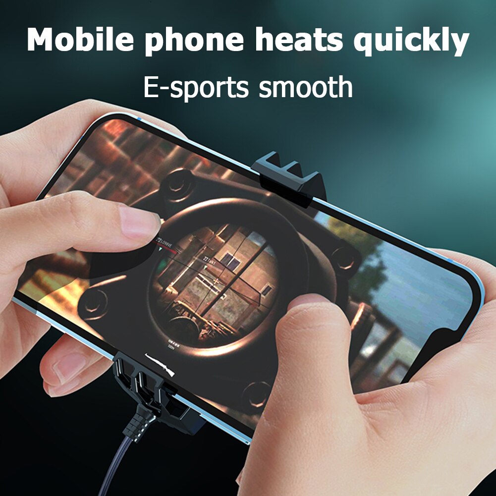 Universal Mobile Phone USB Game Cooler System Cooling Fan Gamepad Holder Stand Radiator For iPhone/Android phone