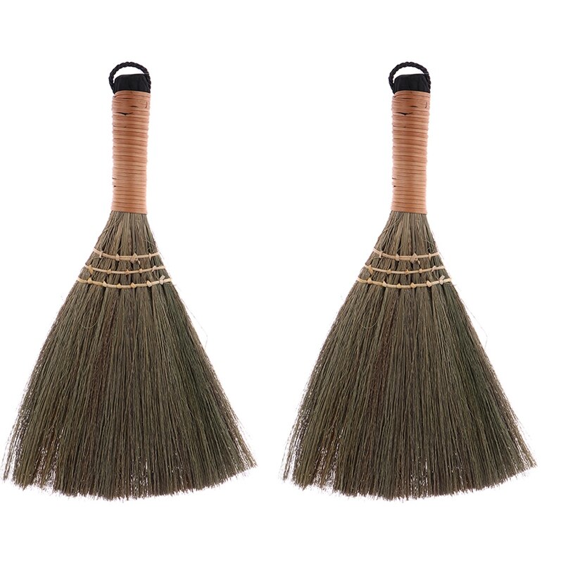 2PCS Wood Floor ing Broom Soft Hair Household Floor Cleaning Tools Manual Archaize Broom er