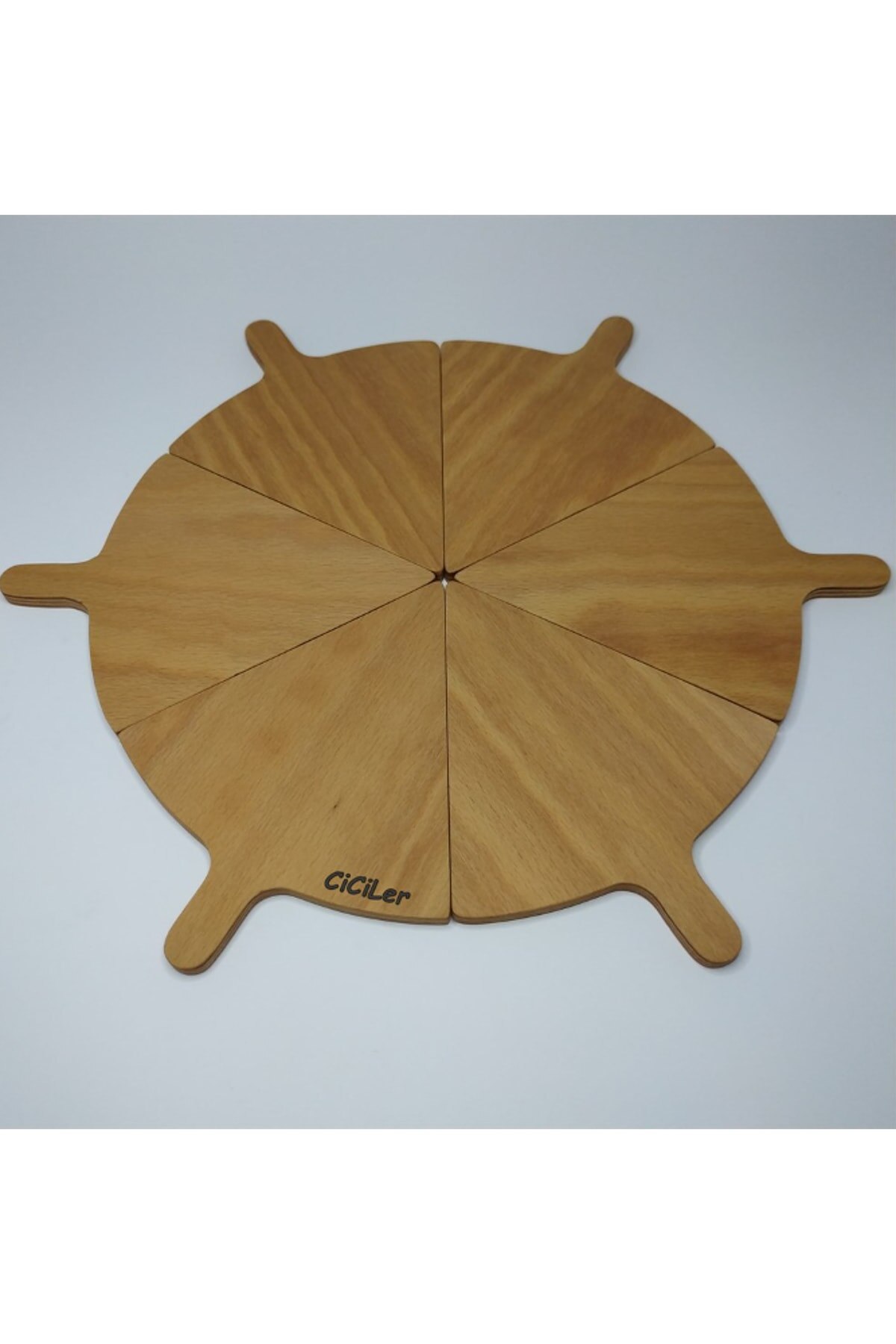 Lazy Susan Ronde Draaibare Houten Serveerplank - 50cm Diameter Voor Pizza En Taart