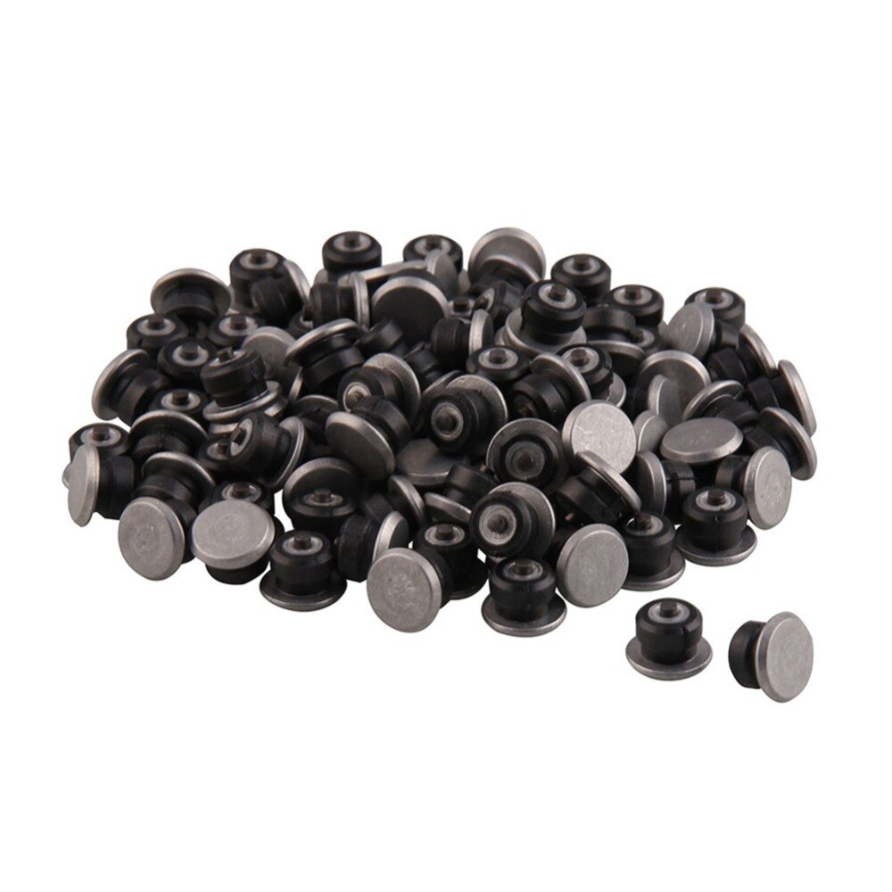 Yunir M8 Schroef, Rvs Zilver Kleur Studs Cone Spikes Vervanging Deel voor Statief Schroef Montage