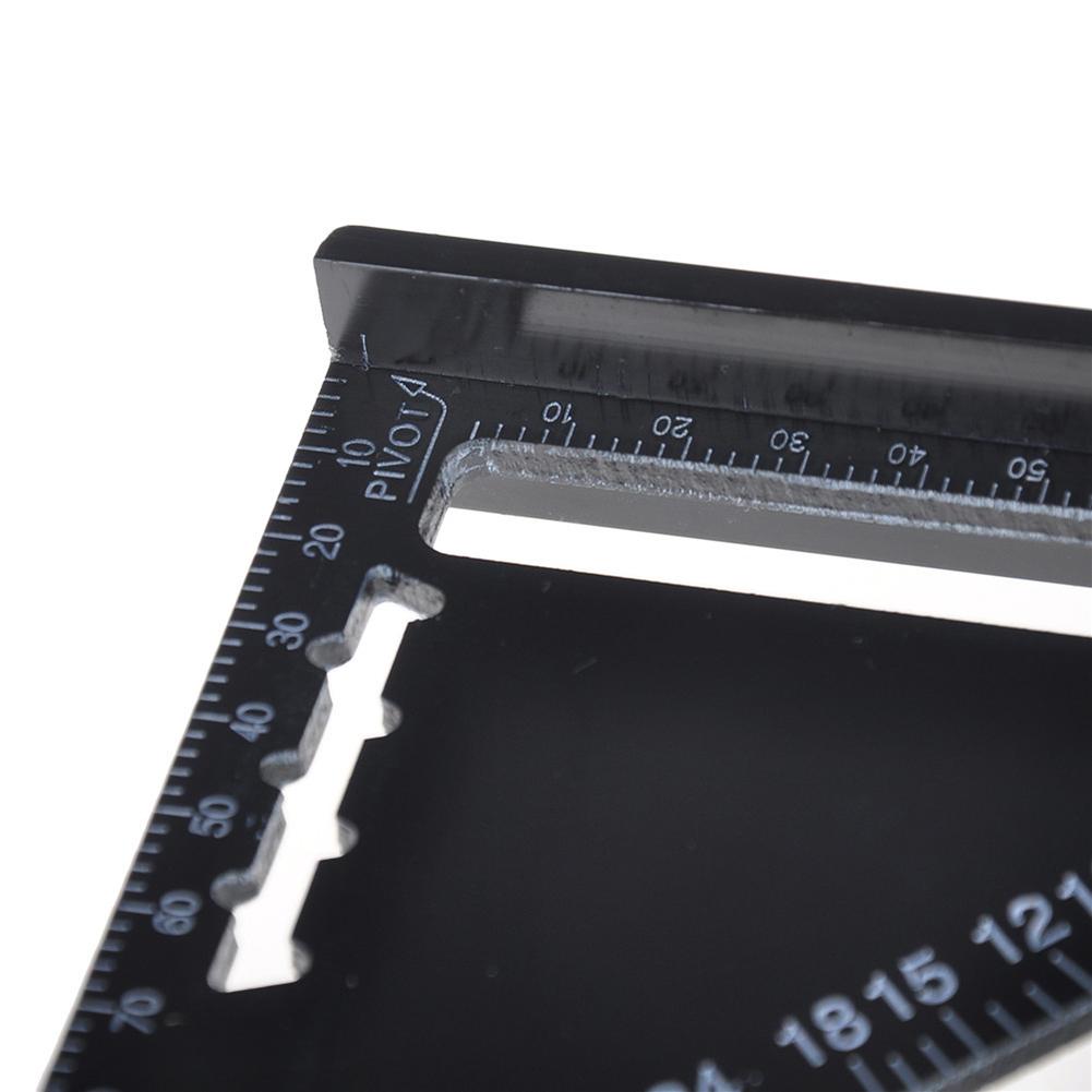 7 inch Metric Triangle Angle Protractor Aluminum Alloy Speed Try Square Carpenter's Measuring ruler Layout Tool Household Tools