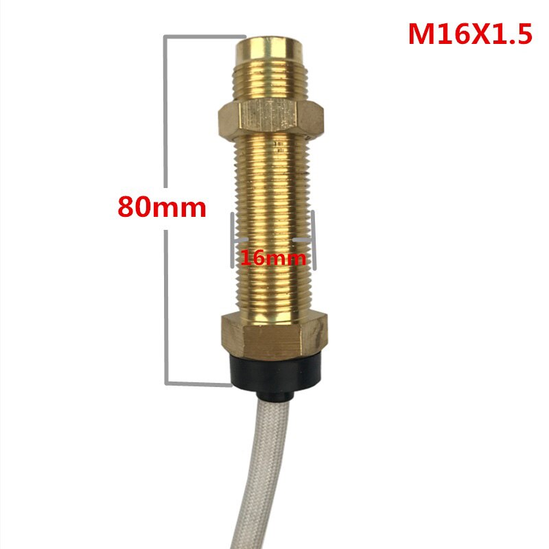 85mm Boat Tachometer Sensor with LCD Hourmeter 6000 RPM for Diesel Gasoline Engine Marine Car Tacho Meter 7 Color Backlight: M16X1.5