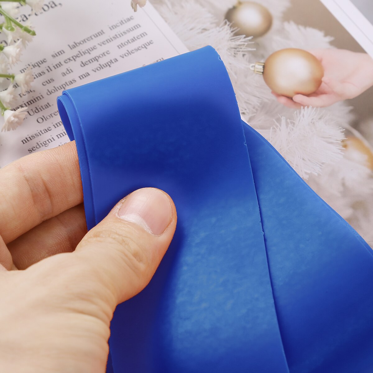 Resistance Bands Latex Natural Flat Fitness Equipments Strength Training Resistance Loop Bands Athletic Gym Workout Yoga Pilates