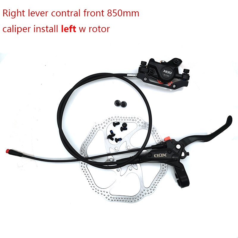 E-Bike Scooter Hydraulic Disc brake Set Electric bike Ebike 2pin plug cut power off Bicycle oil Brakes left right front rear: RF-W