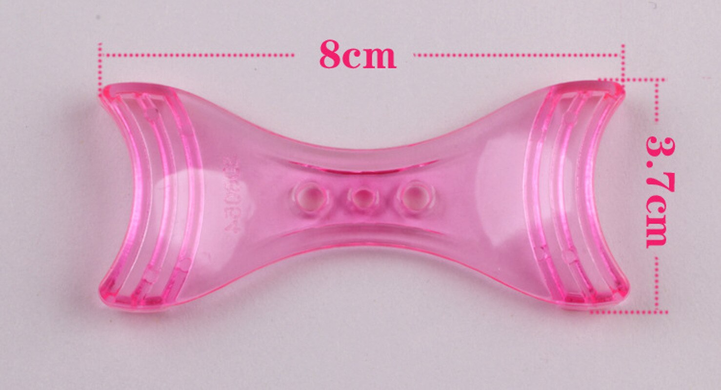 Eyeliner modèle de maquillage pour les yeux, 8x3.7cm, bleu rose, dispositif d'aide pour les yeux, dessin de lignes pour les yeux, carte de guidage, moule, rapide