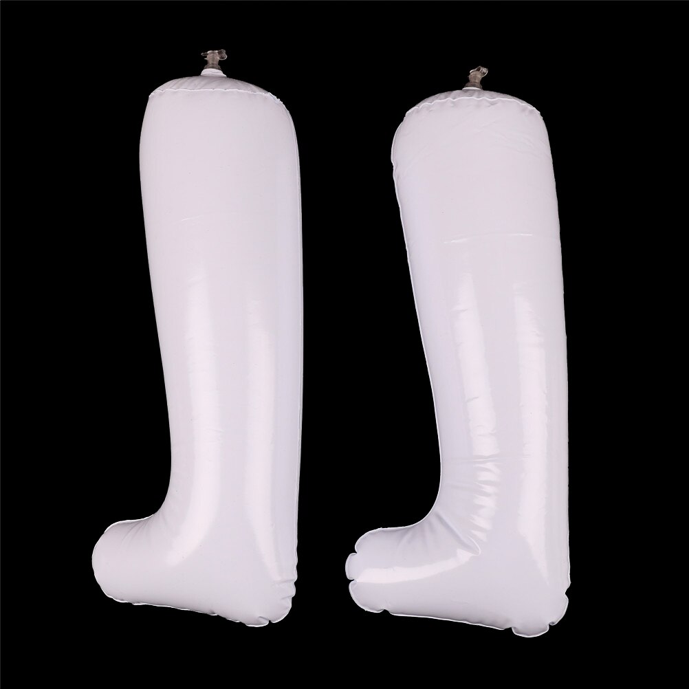 2pz Gonfiabile Utile Lunghi Stivali Scarpe Supporto Del Basamento Barella Supporto plasmatore di Plastica Caldo Scarpa Gancio