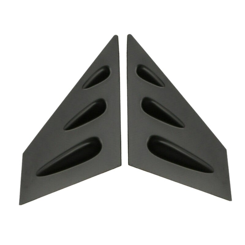 Car ABS Matte Black Side Window Louver Window Shutter Cover Trim for Subaru WRX STi