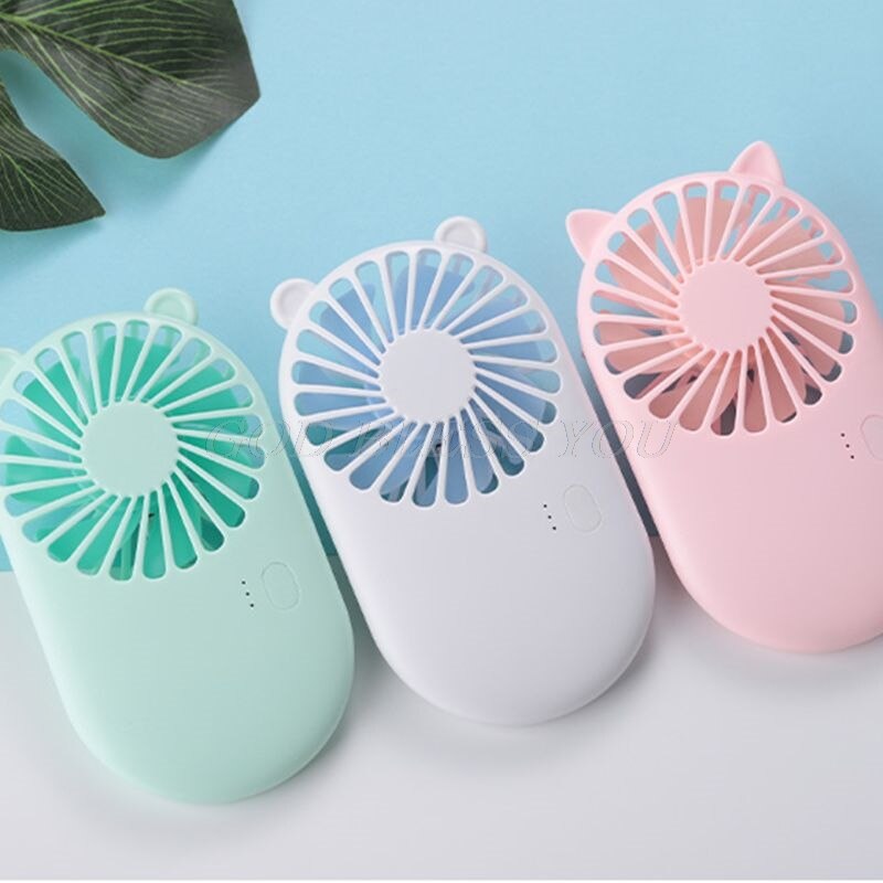USB Pocket Silent Small Fan Mini Portable Pocket Fan Cool Air Hand Held Travel Cooler Cooling Mini Fans