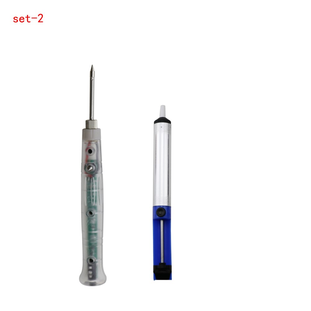 Portable USB Mini Electric Welding Gun Soldering Iron Welding Heating Tool,: set-2