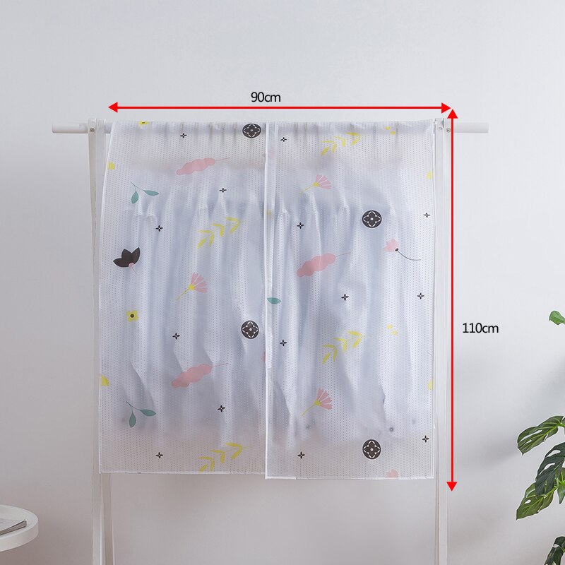 Kleidung Kleidungsstück Abdeckung Taschen Kleidung Abdeckung Staubdicht Klett Outfit Gestell Abdeckung Kleiderschrank Hängen Anzug Mantel Jacken Kleid Lagerung Tasche: B