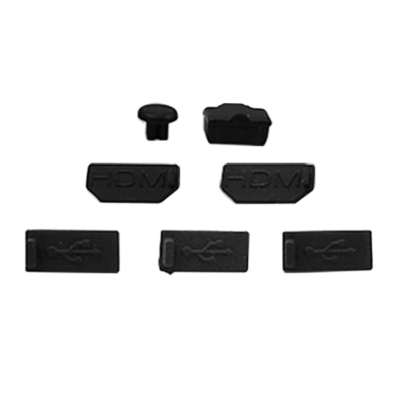 7 stücke USB HDMI Staub Stecker Abdeckung für Xbox eins X Spielen Konsole Staub nachweisen Kappe Bausätze