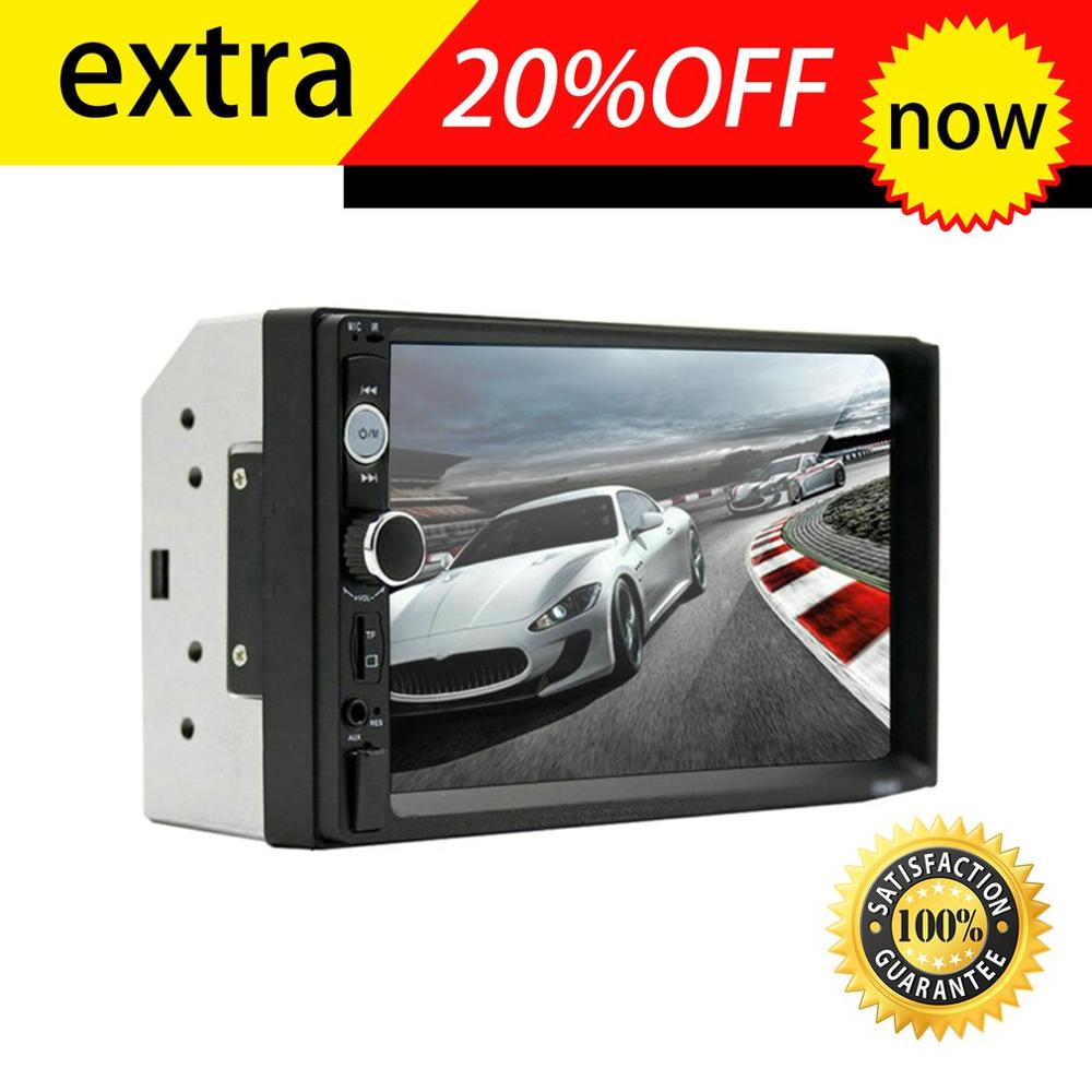 Novedad de , reproductor MP5 para coche 7010B de 7 pulgadas con doble DIN, reproductor Multimedia HD con Radio estéreo y pantalla táctil BT, admite la misma pantalla