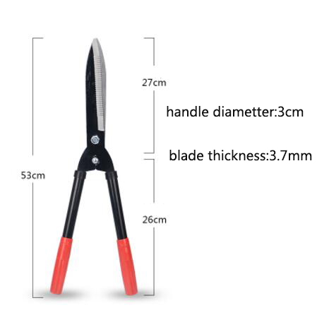 Cisaille à manche long pour arbres fruitiers, sécateur de jardinage, outils de greffage: Red handle