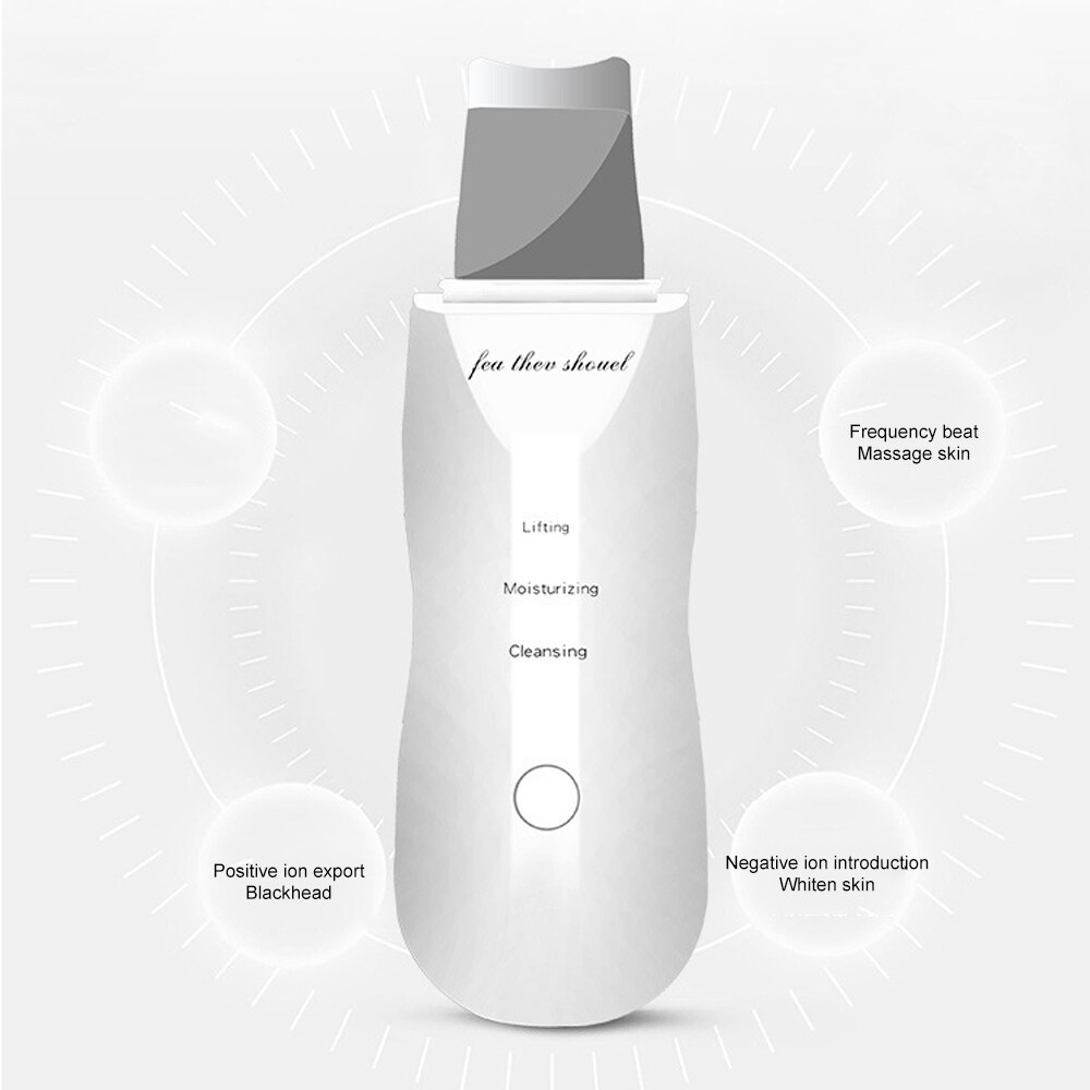 Facial Massage Skin Scrubber Deep Face Cleaning Machine Peeling Shovel Facial Pore Cleaner Face Skin Scrubber Lift Machine