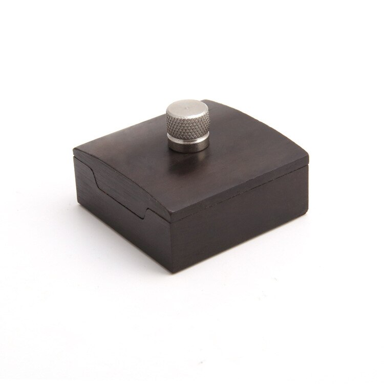 Herramientas de cuero hechas a mano, bloques de lijado de cuero de sándalo, Clips de lijado, herramientas de lijado, papel de lija, bloques de pulido: square