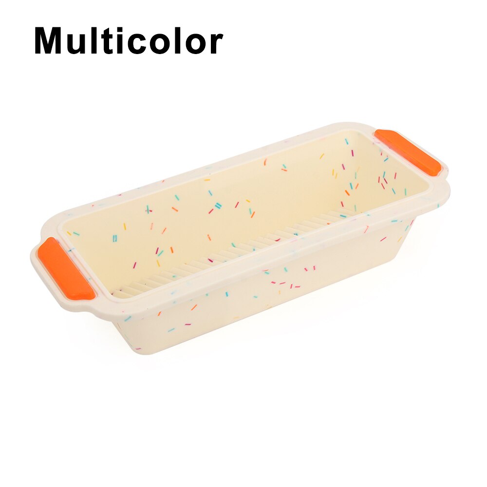 1/2PCS Oval Shape Cheesecake Baking Bread Pan Non-stick Aluminum Alloy DIY Toast Cake Mold Tray Kitchen Gadgets: multicolor