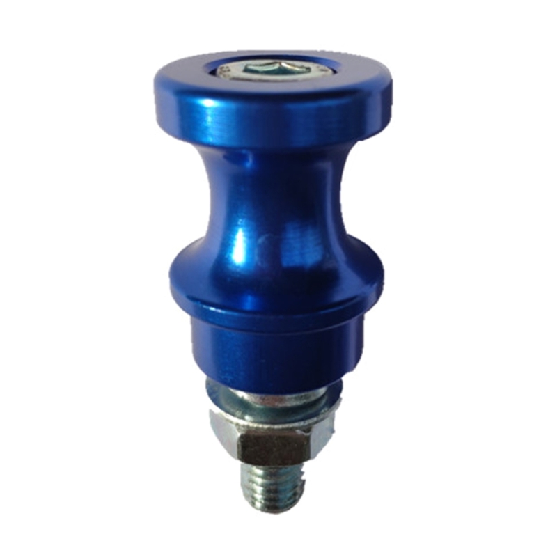 Soporte gancho cuerda cabrestante acero para gancho cabrestante deslizante horquilla, montaje perno 10: Azul