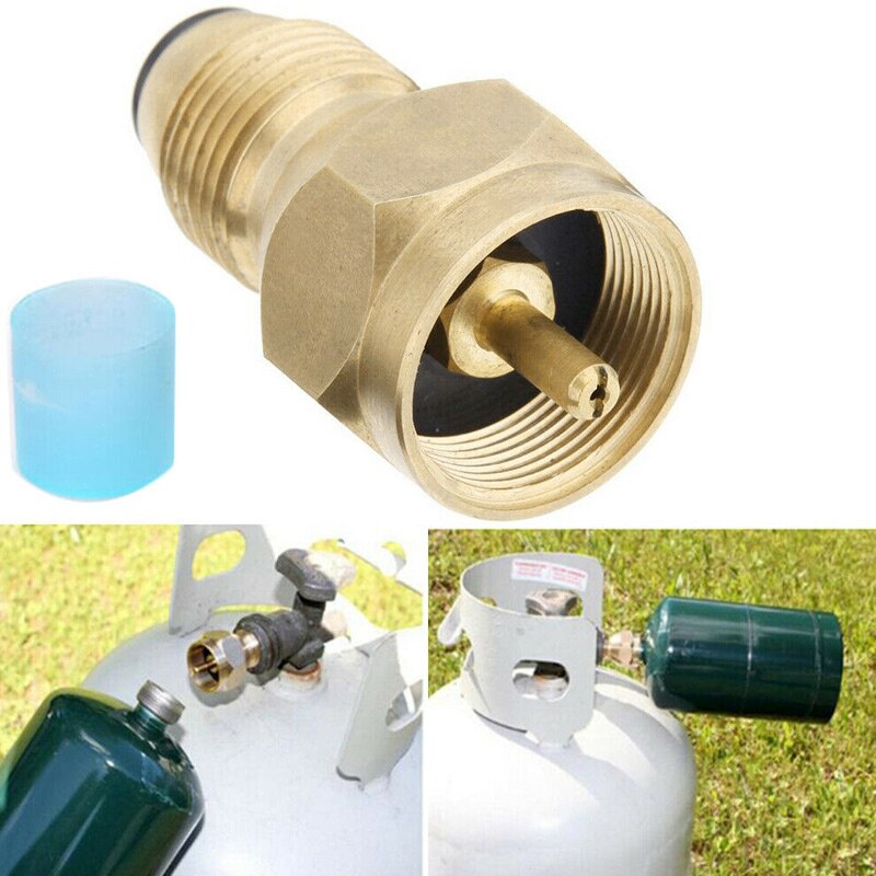 Propane Tank Refill Adapter Gas Cylinder Canister Filler Coupler Brass Accessories MC889