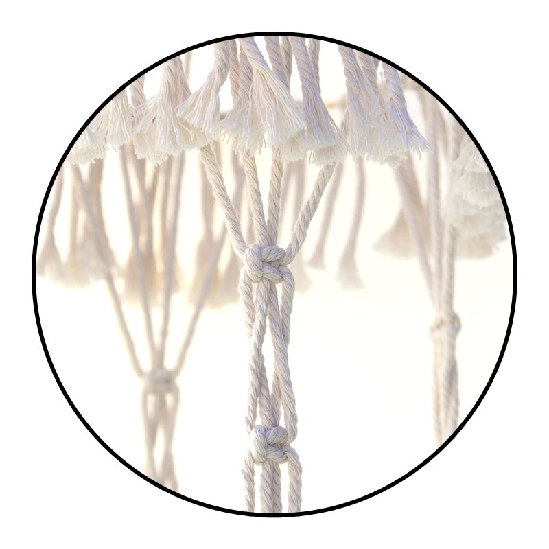 Handgemachte Baumwolle Gewebt Makramee Wand Hängen Blumen Korb Decoracion Hogar Blume Topf Gatden Dekorationen Korb Anlage Halter