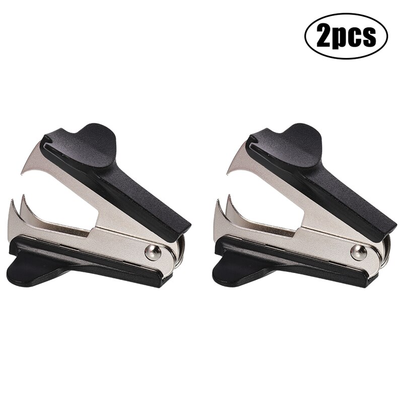 2 pcs Mini Portable Standard Metal Staple Remover Nail Pull Out Extractor School Office Tool Labor-saving Staple Puller