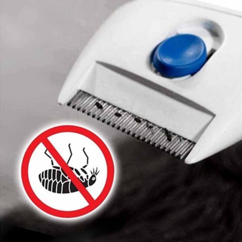 Professionelle Elektrische Flohkamm Kopf Läbenutzen Floh Entfernung Floh Regler Mörder Elektrische Kamm Große Arzt für Hunde Katzen Haustier