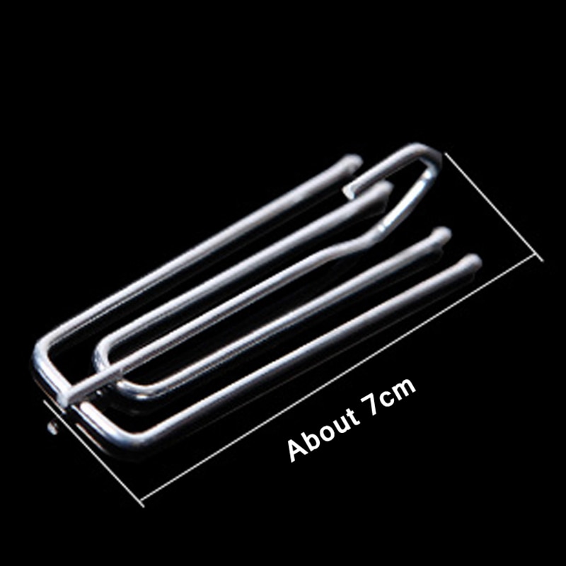 30Pcs Gordijn Metalen Haken Potlood Plooi Voor Gordijnen Sliding Track Venster Opknoping Gordijn Accessoire Gordijnen Plastic Haken CP056H