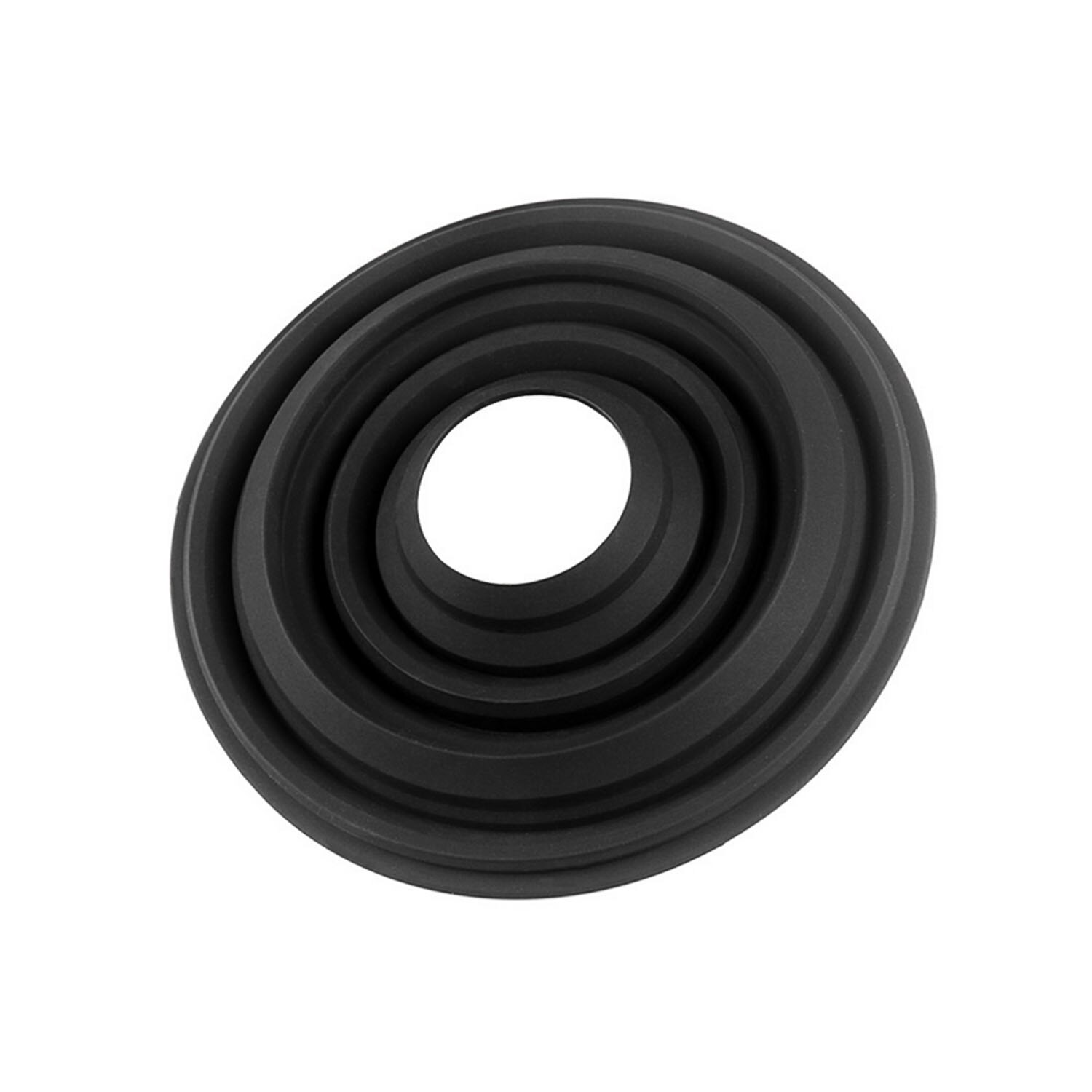 Gosear Anti Reflective Foldable Silicone Lens Hood End Lens Cap Cover for Blocking Glare Emission SLR DSLR Camera 62mm Diameter