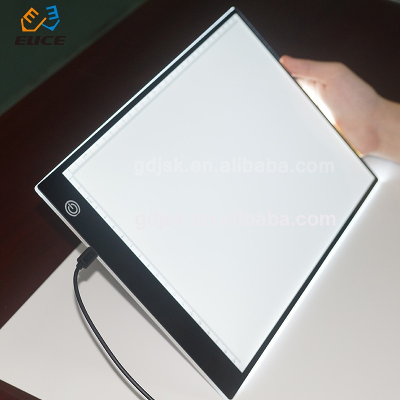 Elice 1 Set A4 Super Dunne Mini Digitale Tekening Tablet Groter Schakelaar Symbool Led Verlichten Tracing Light Tafel Voor
