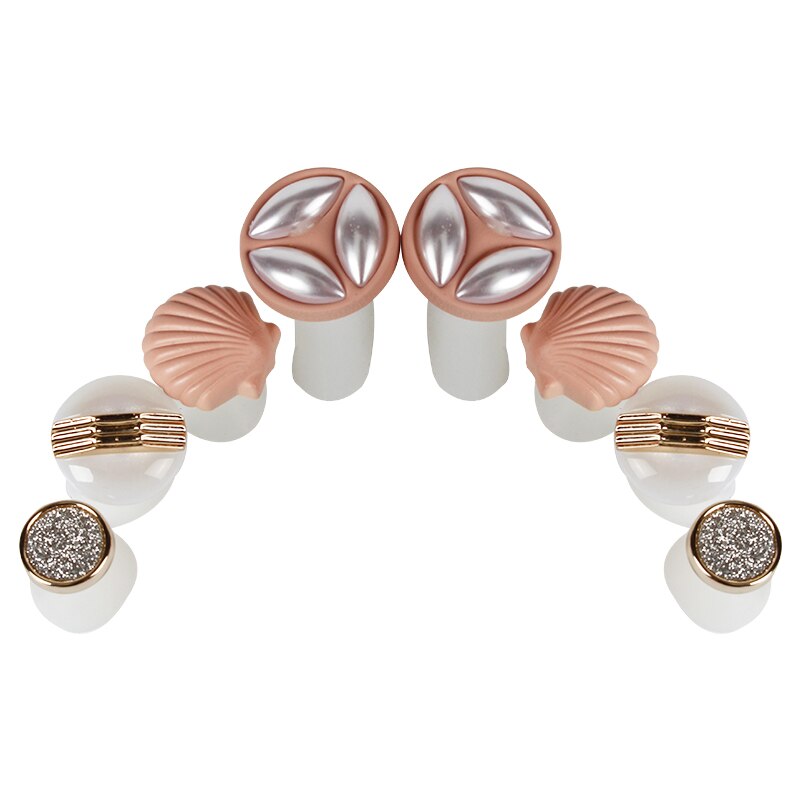 Toe Separator Foot Form Salon Pedicure Care Nail Art Pedicure Soft Silicone Finger Divider Pearls Flower Shape Manicure Tools: 6