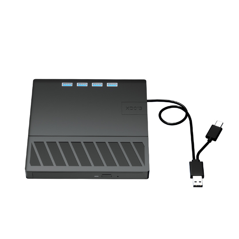 7 w 1 USB 3.0 typ C odtwarzacz DVD czytnik nagrywarki szczupły zewnętrzny napęd CD DVD nagrywarka CD dla okna XP/7/8/10/11 laptop stacjonarny