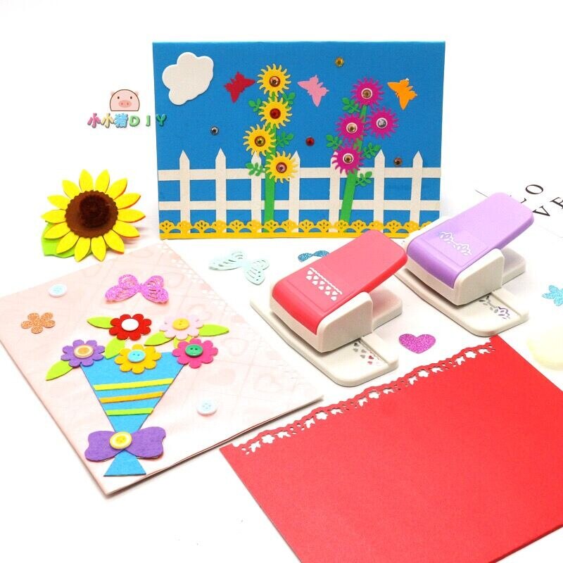 Poinçons artisanaux en papier, perforateurs de frontière, sans effort, pour poinçons de Scrapbooking, Machine de découpe, papeterie de bureau outils de bricolage