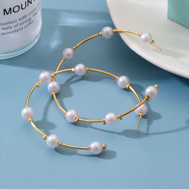 Women's Earrings Pearl Butterfly Earrings Set For Women Bohemian Jewelry 2022 Geometric Heart Crystal Small Stud Earring: 189