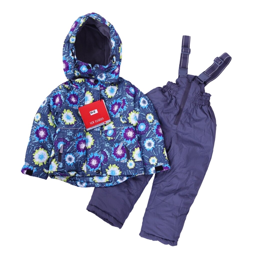 2-Piece Snow Pants and Jacket Snowsuit Ski Suit Waterproof Windproof Ski Jacket: Blue	122