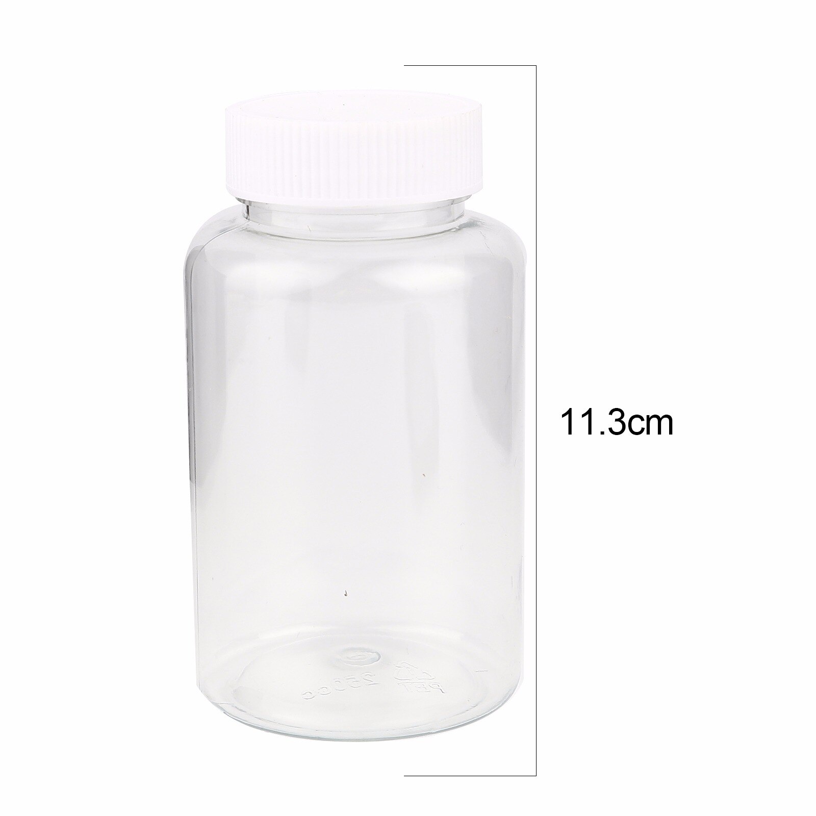 10PCs 15ml-300ml Transparent Clear PET Bottles Storage Loose Spacer Beads Wishing Bottles Empty Spice Bottles Jars DIY Crafts
