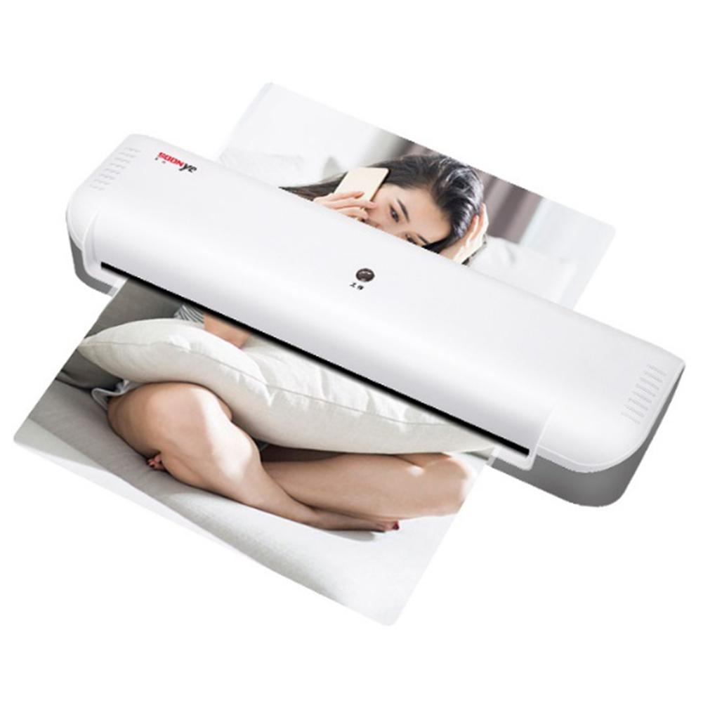 A4 Laminator Machine Portable Thermal Laminating Machine With 10 Pouches Fast Warm-up No Bubbles For Home Office School Use: Default Title