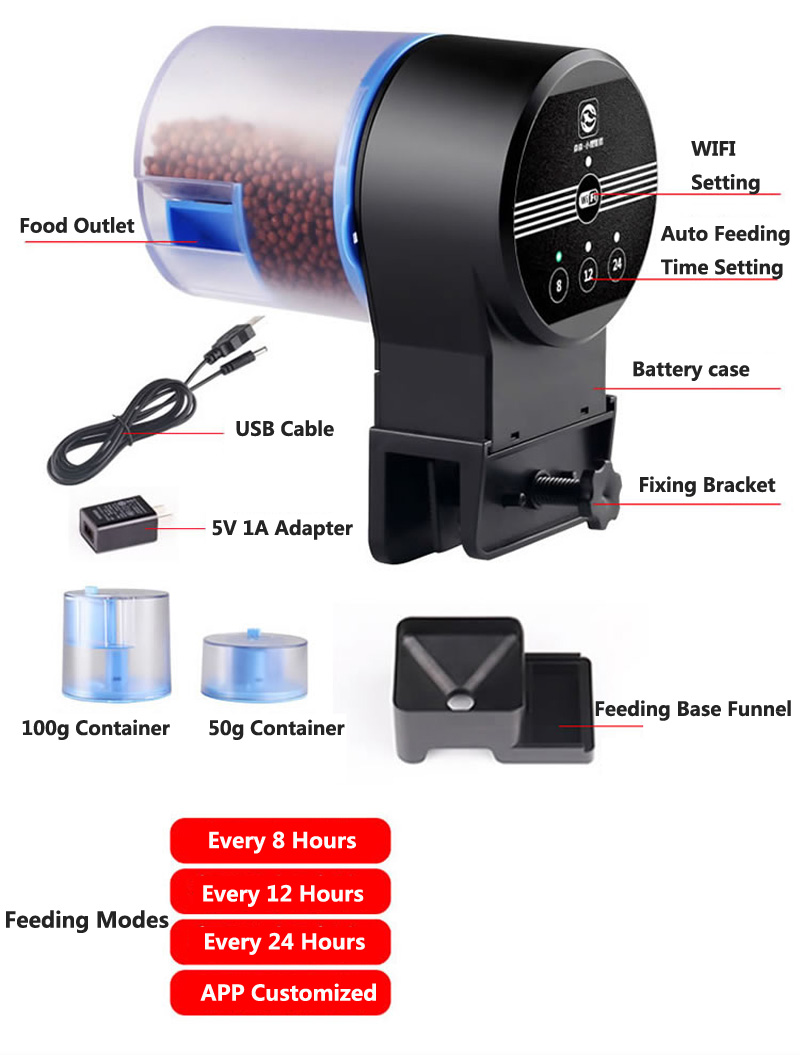 Sunsun Automatic Feeder Goldfish Dispenser Timing Vicedeal
