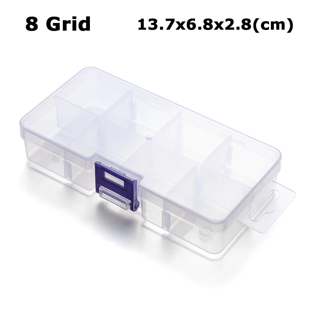 Plastic Transparante Opbergdoos Babyvoeding Holding Case Sieraden Kralen Container Box Vissen Tools Thuis Dagelijks Accessoires
