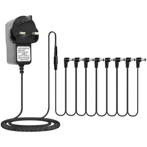 Power Supply Adapter Solid Anti-Scratch Convenient Multiple Plugs Solid Multifunctional Effector Charger:  UK Plug