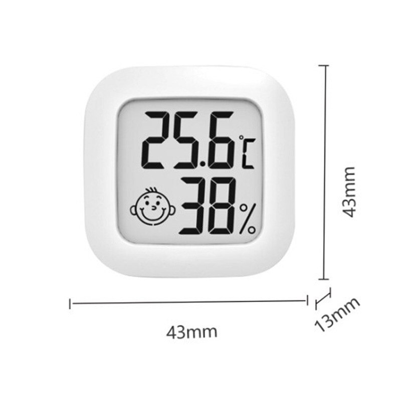 Hygrometer Indoor Thermometer Room Temperature Gauge Monitor Meter to Home