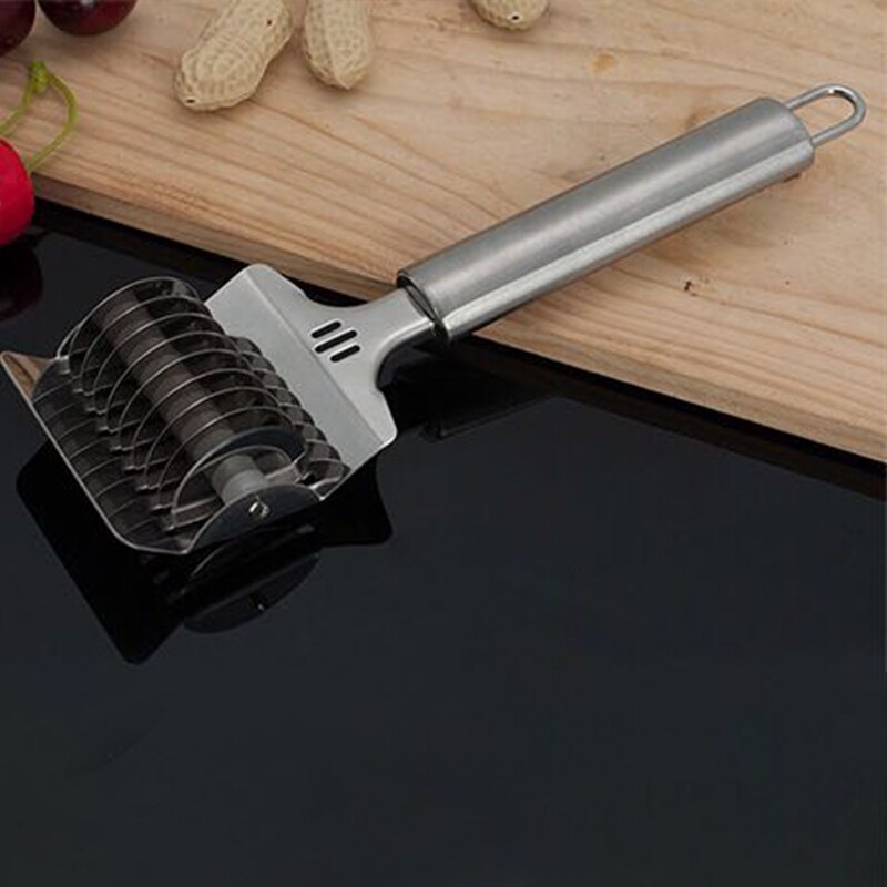 Nudelmaskine rustfrit stål manuel skærepressemaskine husholdningsskæring nudel artefakt presning skære nudelkniv: Deluxe